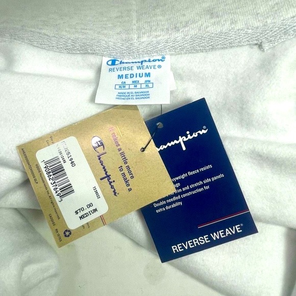 BNWT Champion Reverse Weave Park City Distressed Hoodie Unisex/Men’s M - Picture 13 of 16